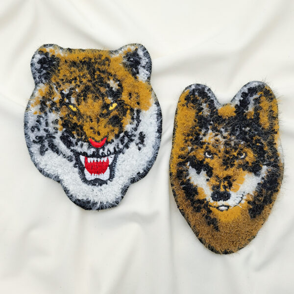 Wolf Chenille Patches