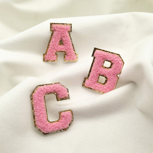 chenille letter patch3