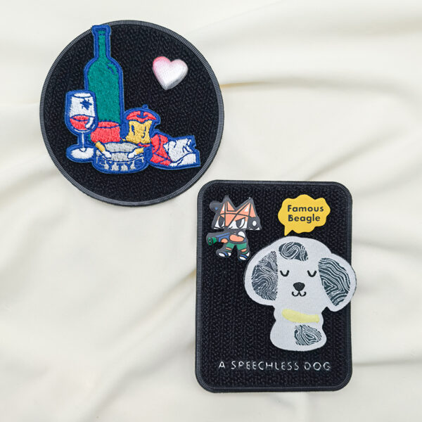 DIY Anime Embroidery Patches with Velcro