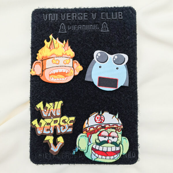 DIY Anime Embroidery Patches with Velcro