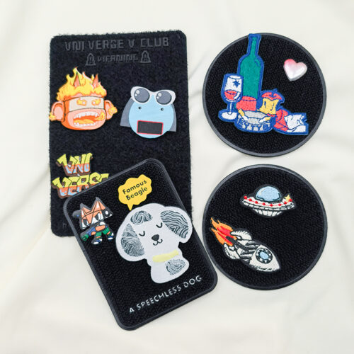 DIY Anime Embroidery Patches with Velcro