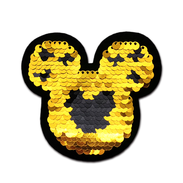 Bear sequin patches