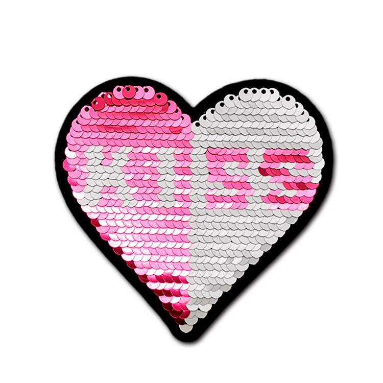 Heart Sequin Patches 