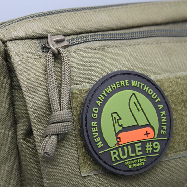 Personalized PVC Patches With Hook And Loop