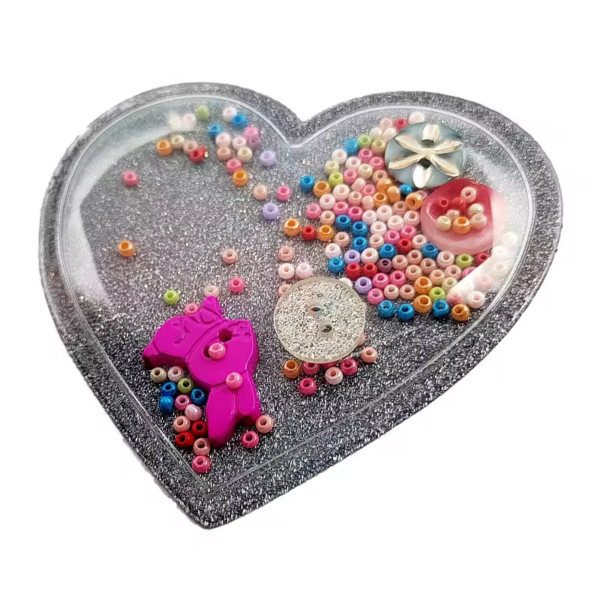 3D Transparent Custom Filling Air Sequin TPU Patches