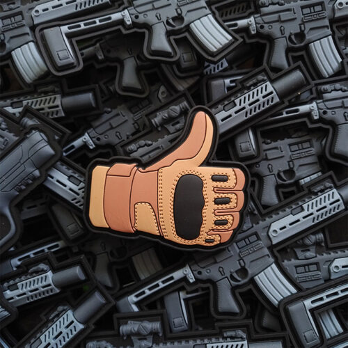 Tactical Thumb Finger Like Emoji PVC Patch Patches