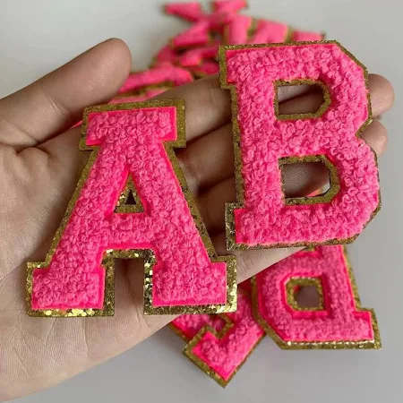 Chenille Letters Patches