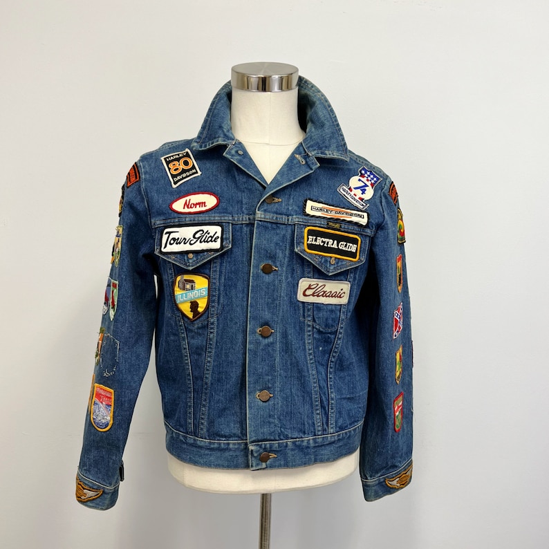 Jean Jacket Embroidered Badges