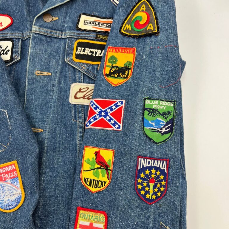 Jean Jacket Embroidered Badges