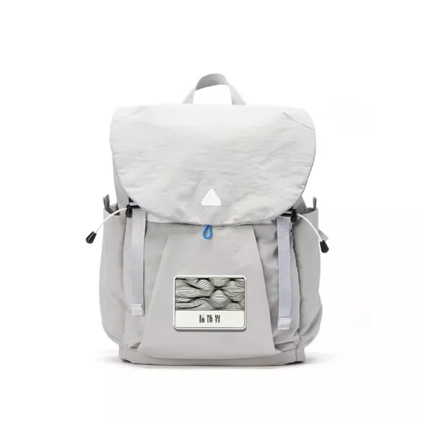 ⁦3D Print Soft Silicone Patch for Backpacks – Black Design on Ivory Base⁩ - الصورة ⁦5⁩