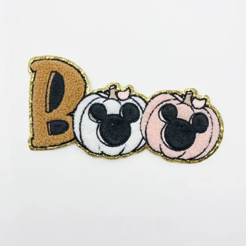 Custom Chenille Patches for Letterman Jackets – Bold Letter Design in Three Colors
