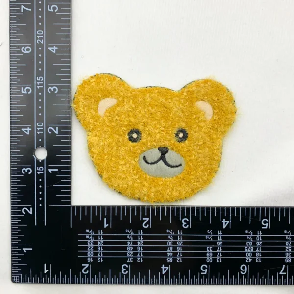 Chenille Embroidery Patches with Cute Bear Design - 이미지 4