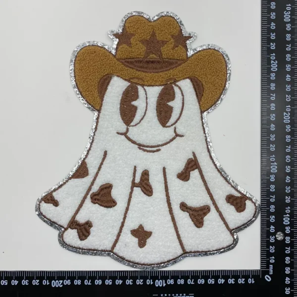 Ghost Chenille Patches Wholesale for Hoodies — изображение 4