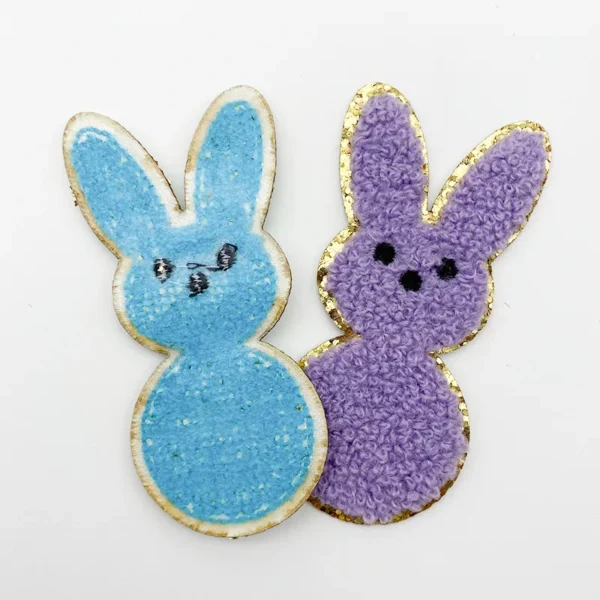 Custom Iron On Embroidery Patches with Sequin Edge — изображение 2