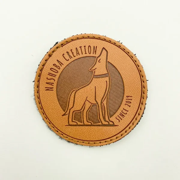 Custom Leather Patch with Velcro