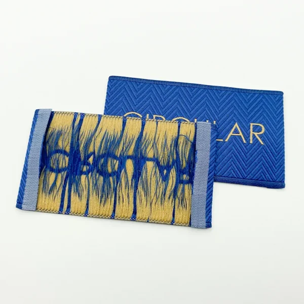 Luxury Custom Woven Patches - Diamond Pattern Design - 画像 (2)