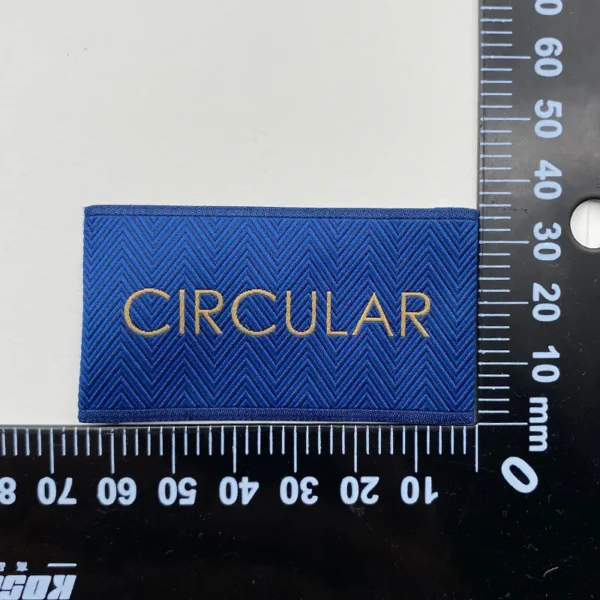 Luxury Custom Woven Patches - Diamond Pattern Design - 画像 (3)