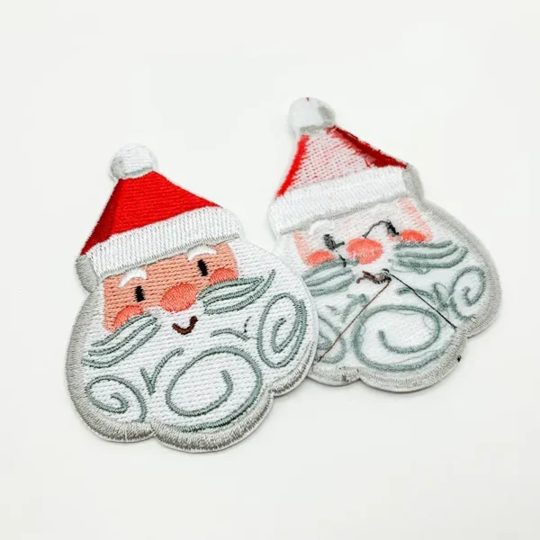 Embroidered Patches Custom with Santa Claus Design - 画像 (2)