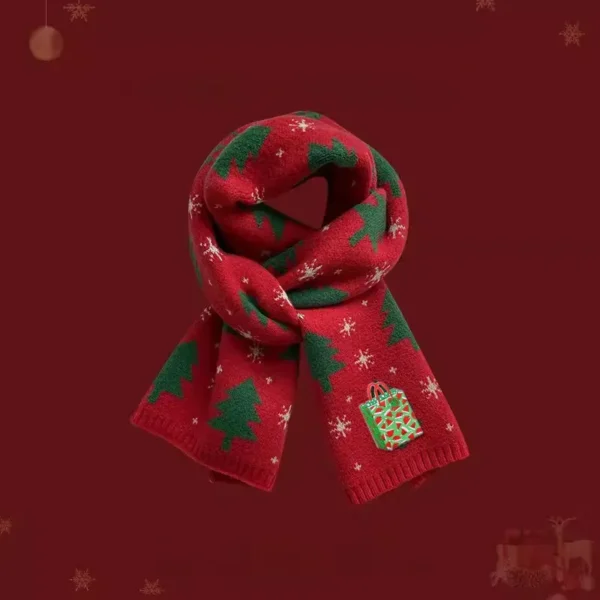 Christmas Embroidered Patches for Sale – Scarf Design - Görsel 4
