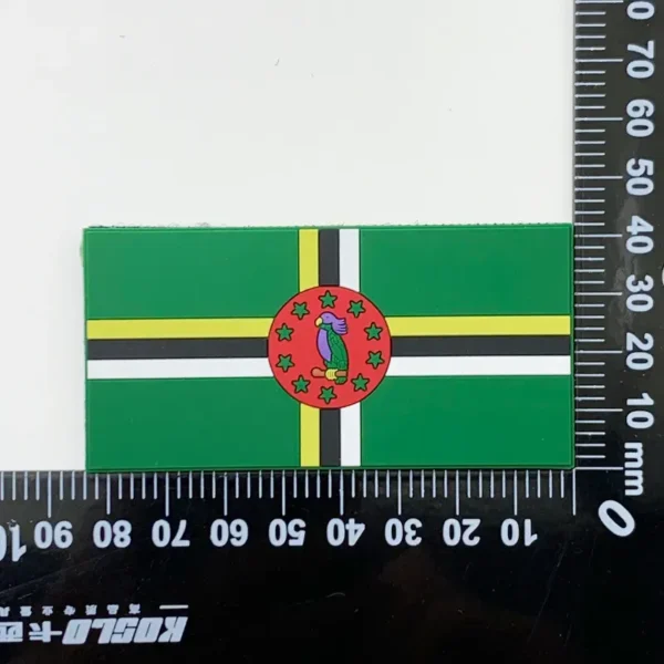 Flag Embroidered Patches – Dominican Republic Design - Imagem 3
