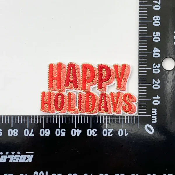 Iron On Embroidered Patches Wholesales  – Alphabet Design – Image 3