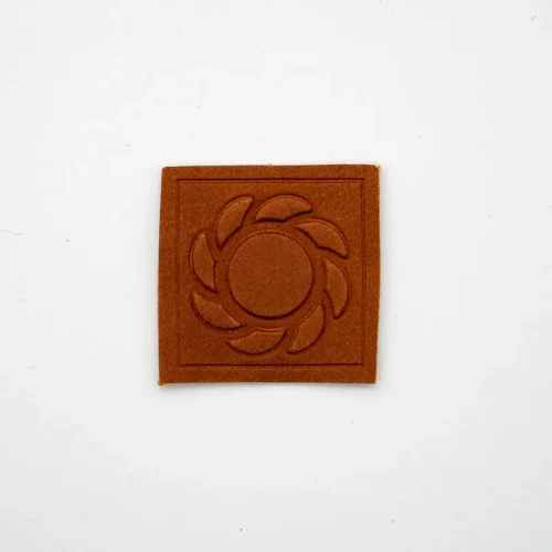 Leather Hat Patches with Embossed Designs