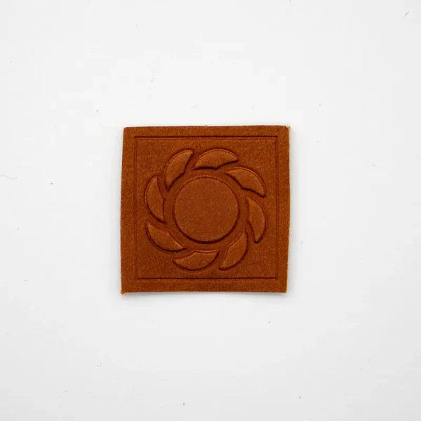 Leather Hat Patches with Embossed Designs