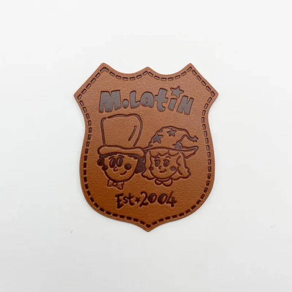 personalized leather patch