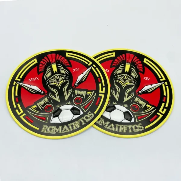 ⁦Printing with TPU Patch – Spartan Warrior Football Design for Apparel⁩ - الصورة ⁦2⁩