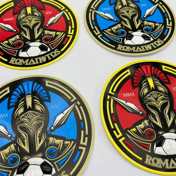 ⁦Printing with TPU Patch – Spartan Warrior Football Design for Apparel⁩ - الصورة ⁦5⁩