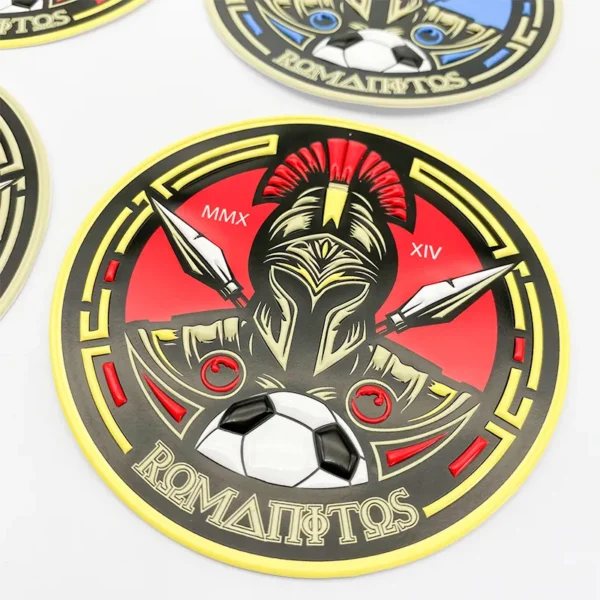 ⁦Printing with TPU Patch – Spartan Warrior Football Design for Apparel⁩ - الصورة ⁦4⁩