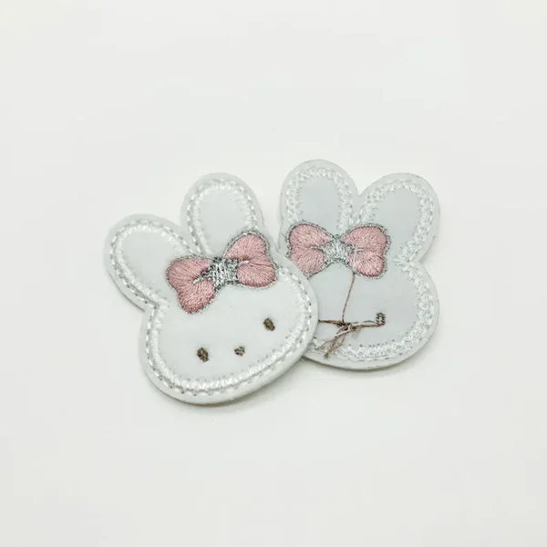 Cute Bunny Sew On Embroidered Patches for Shirts – Image 2
