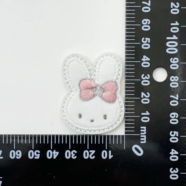 Cute Bunny Sew On Embroidered Patches for Shirts – Image 3