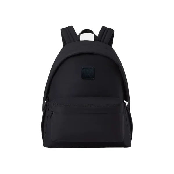 Black Textured Silicone Patch for Backpacks - Image 5