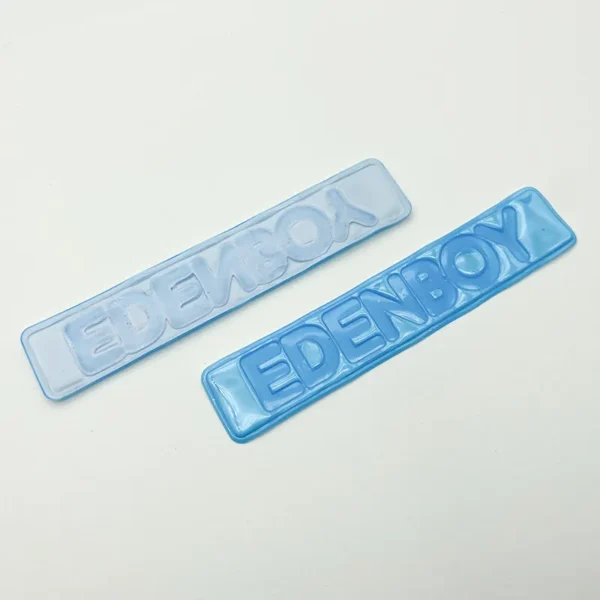 Glossy Blue TPU 3D Printing Patch - Image 2