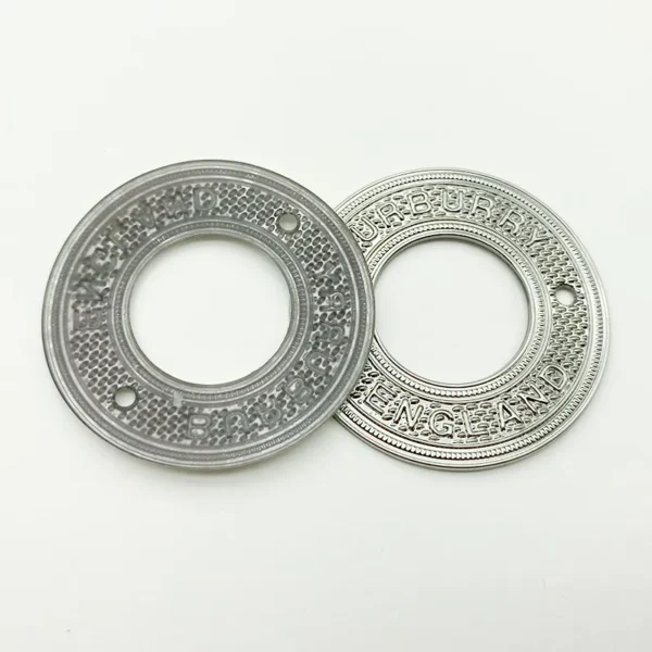 Metallic TPU 3D Prints Patch with Hollow Circle - Image 2