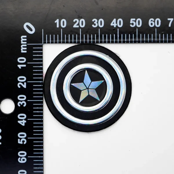 Holographic TPU Badge for Baseball Caps - Imagen 4
