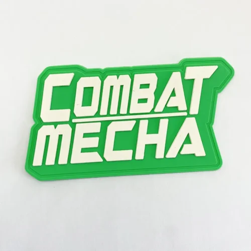 Impression 3D avec patchs de chapeau en silicone avec texte blanc en relief