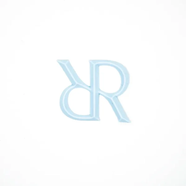 3D Printing With Silicone Rubber – Blue “YR” for Backpack