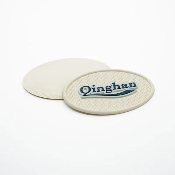 3D Printed Silicone Patch – Hat Oval Glitter Design - Image 2