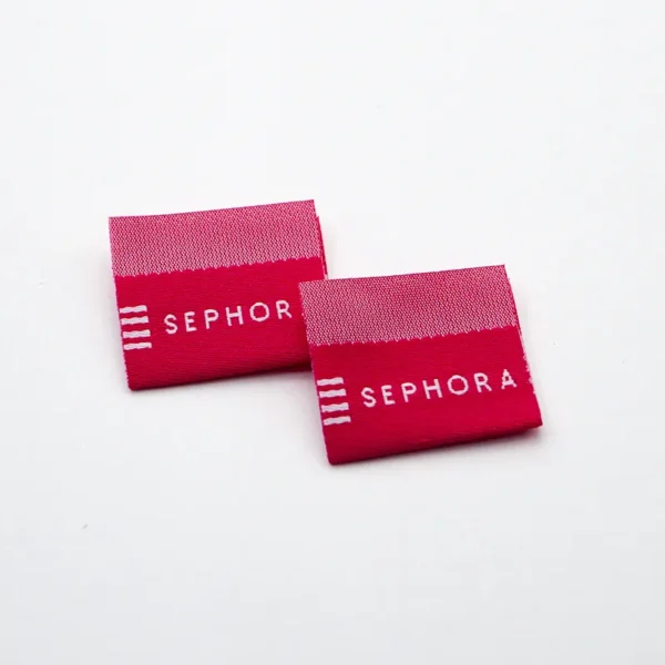 Stylish Cloth Adhesive Patch – Pink with White Text - 画像 (3)