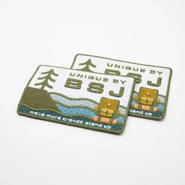 Cool Embroidered Patches with Forest and Ocean Design - Image 3