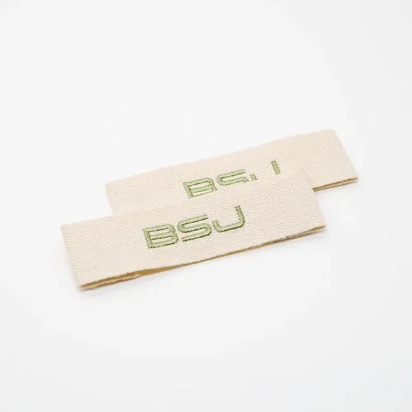Create Custom Embroidered Patches – Green “BSJ” Embroidery - Image 3