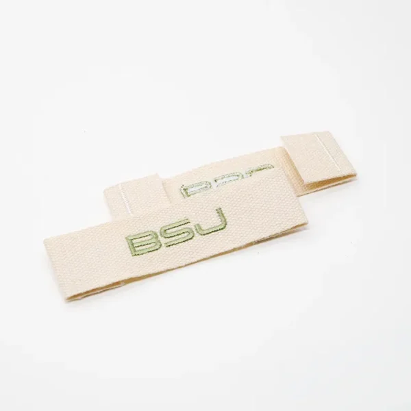 Create Custom Embroidered Patches – Green “BSJ” Embroidery - Image 2