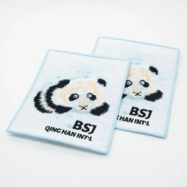 Custom Logo Embroidered Patches – Panda Cute Design - Image 3