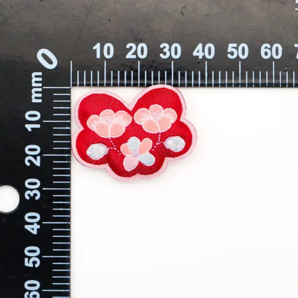 Custom Woven Clothing Labels – Cloud Flower Design - Image 4