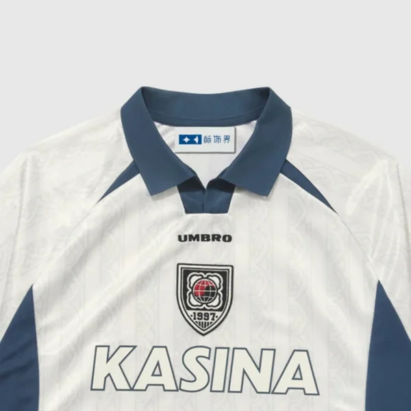 Custom Woven Garment Labels with Blue Logo & Text - 이미지 5