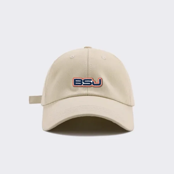 Embroidered Logo Patches – Orange Text on Navy Fill - Image 5