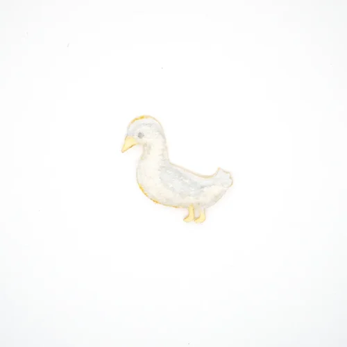 Apliques de bordado de pato fofo