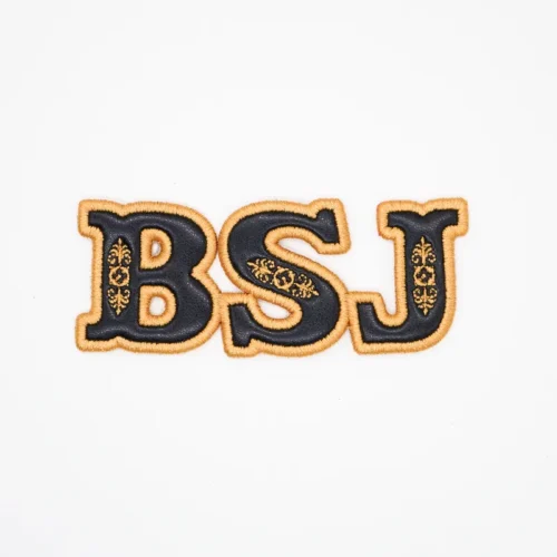 Patches de bordado para roupas – Arte de texto em camadas